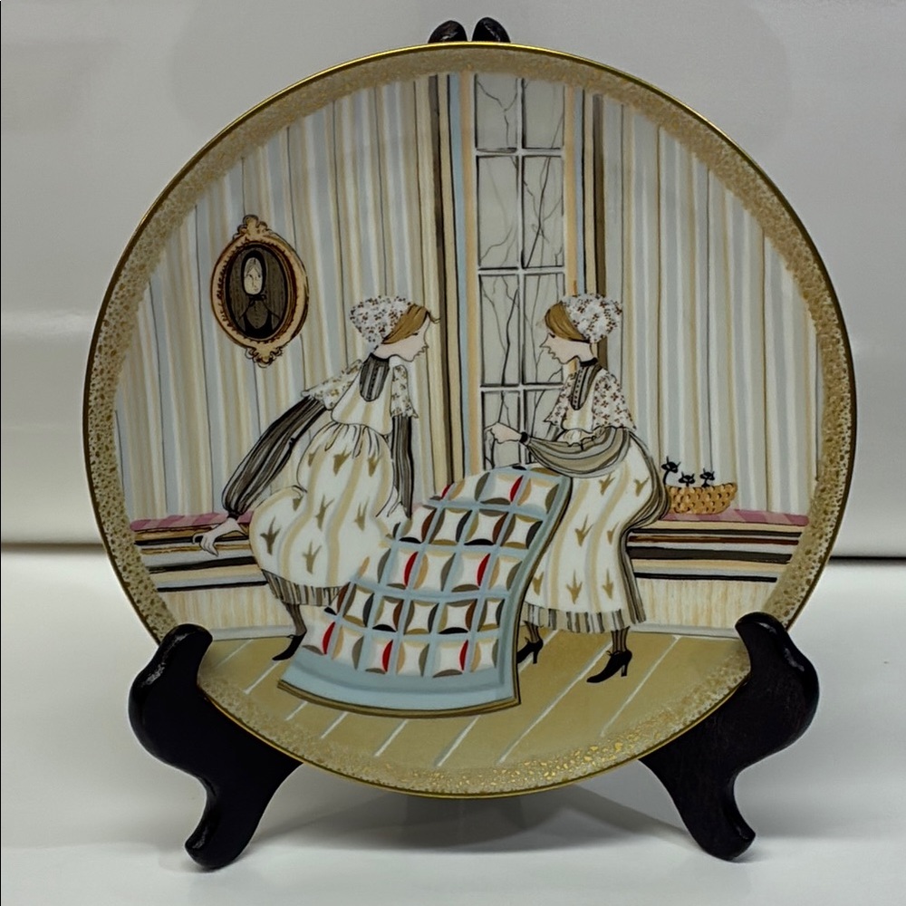 Anna Perenna Homemakers A-Quilting Plate #303
